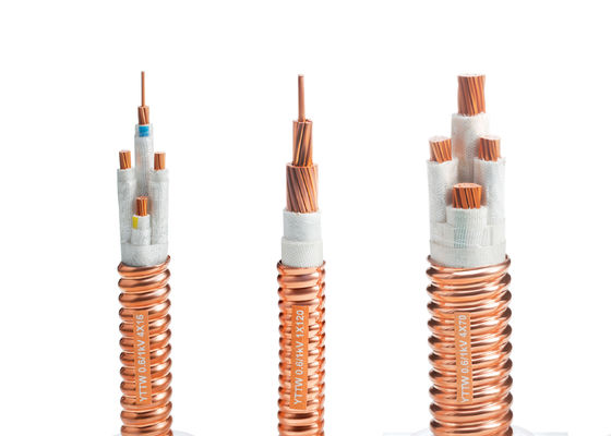 2x2.5mm2 IEC 60331 Fire Resistant Cable Copper Metallic Sheath
